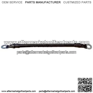 Golf Cart Battery Cable, 9" 4 gauge black
