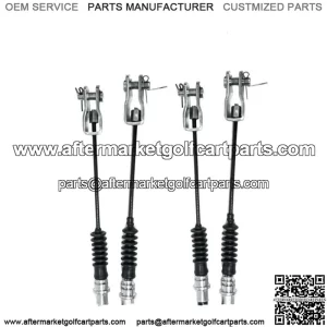 2pcs Club Car DS Brake Cable Set 1981-1999 Gas and Electric Golf Cart Parts 42"