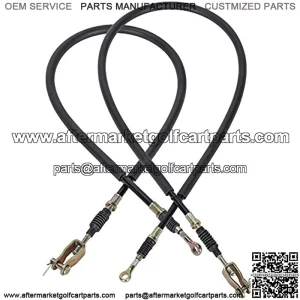 Brake Cable Set for Yamaha G8,G14,G16,G19 Gas and Electric Golf Carts (Passenger Side & Driver Side)
