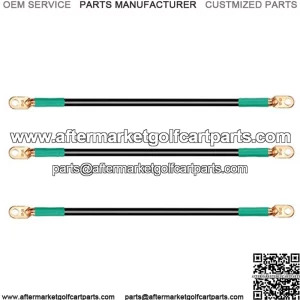 Battery Cable for EZGO RXV & Club Car Precedent 48V Golf Cart (4x12V Batteries), 4-Gauge 16 Inch 3 PCS