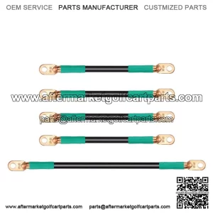 5pcs Golf Cart Battery Cables for EZGO TXT Medalist 94-up 36V /48V - 4 Gauge