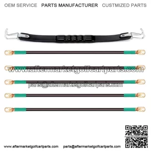 Golf Cart Battery Cables & Battery Lifting Strap for Club Car DS & Yamaha G2 G9