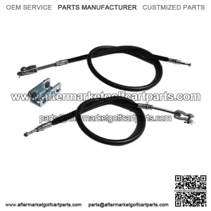 For EZGO Golf Cart Brake Cable Set W/ Pins & Clips TXT-Medalist 1994+ 70969-G03