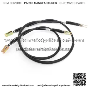 48-1/2" & 38-3/8" Golf Cart Rear Brake Cable for Yamaha G1 Gas G1E G2E G9E 78-89