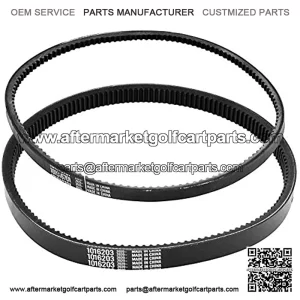 Club Car DS Precedent Drive Belt and Starter Generator Belt Kit Fit Golf Cart DS 1997-UP and Precedent 2004-UP, Replace 101916701, 1016203