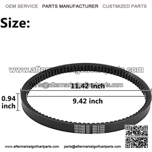 Drive Belt for Club Car 1988-1991 Gas Golf Cart