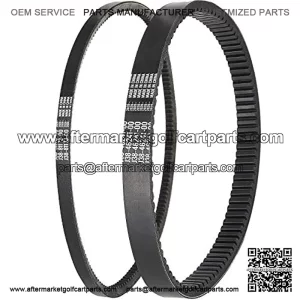 Golf Cart Drive Belt W/Sarter Generator Belt for Yamaha G2-G29 Drive Gas 4 Cycle Models J55-G6241-00,J38-81173-00