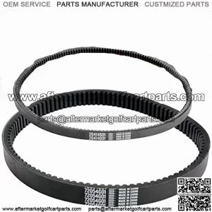 EZGO TXT Gas Drive Belt & Starter Belts Kit for EZGO 4 Cycle Gas Golf Cart TXT Cushman Express Marathon Medalist ST Vehicles Terrain 1994-2013, OEM # 72054G01, 72024G01, 72025G01, 26414G01