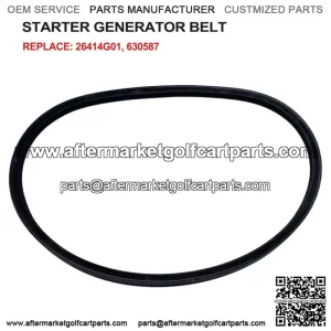 For EZGO Golf Cart Starter Generator Belt 4 Cycle 26414G01 630587 By AALLC