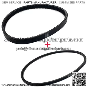 Drive Belt & Starter Generator Belt for Club Car DS 97-22 Precedent Gas Golf Car