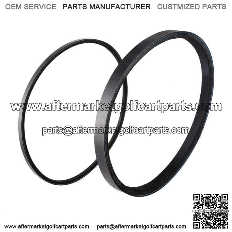 2PCS CLUB CAR STARTER GENERATOR DRIVE BELT For 1997+ DS & PRECEDENT 101916701
