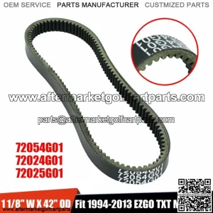 CLUTCH DRIVE BELT FOR EZGO TXT MEDALIST GAS GOLF CART 72054G01 72024G01 72025G01