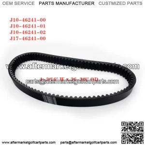 Clutch Drive Belt for Yamaha G1A Gas G1E Electric Golf Cart 76-89 J17-46241-00
