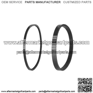 Golf Cart Drive Belt & Starter Generator Belt fit Yamaha G2, G5, G8, G9, G11, G14, G16, G20, G22 , G29 Drive Gas 4 Cycle Models , OEM# J55-G6241-00, J55-H1173-00, J38-81173-00, JN6-H1173-00