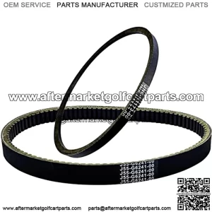 J55-G6241-00 JN6-H1173-00 Drive & Starter Belt Set for Yamaha G2 G8 G9 G11 G14 G16 G22 Drive G29-4 Cycle Gas Golf Cart