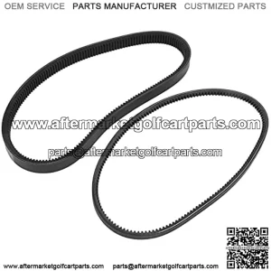 Powersports Belt Drives Drive Belt Starter Generator Belt Set 1016203 101916701 Replacement for Club Car Ds Precedent for Golf Cart Accessories for Golf Cart Accessories