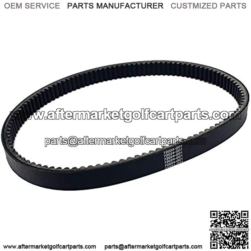 Golf Cart Clutch Drive Belt for EZGO TXT Medalist Gas 4 Cycle 1994-up, Replacement OEM 72024-G01, 72025-G01, 72054-G01