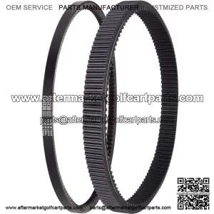 Golf Cart Drive Belt & Starter Belt for EZGO TXT RXV 2011-up 618630 606138