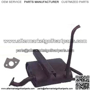 Yamaha (G2, G8, G9, G11, G14) Golf Cart Exhaust Muffler 1985-1996  JN3-E4710
