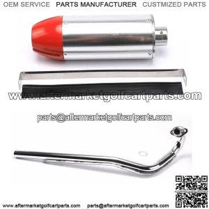 28mm EXHAUST MUFFLER PIPE for 50cc 70cc 90cc 110cc 125cc SSR Pit Bike ATV Quad