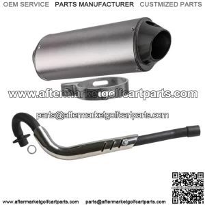 38mm Exhaust Head Pipe + Muffer Clamp For Honda CRF70 XR70 Dirt Pit Bike Taotao