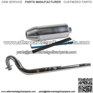 28mm Exhaust Head Pipe + Muffer Clamp For Dirt Pit Bike Honda CRF70 XR70 Atomik