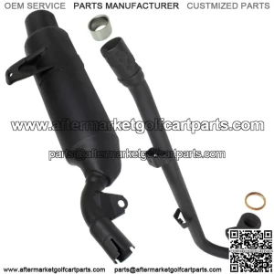 Exhaust Muffler W/Exhaust Pipe & Gaskets for Honda TRX300EX Sportrax 300 93-2008