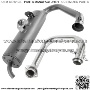 Exhaust Muffler and Pipe for Yamaha Viking 700 YXM700 4X4 2014 2015 2016 - 2021