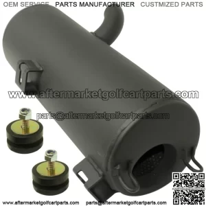 Black Weld Exhaust Muffler Silencer for Polaris 1261270-489  1261270-029