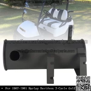 Replacement Exhaust Muffler For 1967-1981 2-Cycle Golf Cart