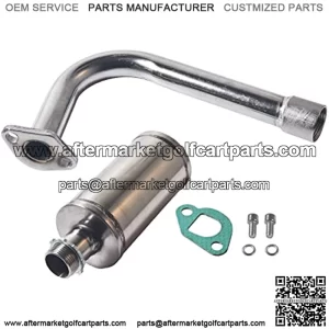 Exhaust with Muffler For Coleman Powersports CT200U,212cc 196cc/6.5HP Go Kart and Gas Mini Bike.