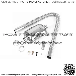 Diesel Heater Exhaust Pipe & Silencer Muffler, TZUTOGETHER Parking Heater Stainless Steel Exhaust Extension Kit (60cm)