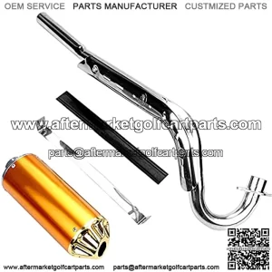 Eachbid 28mm Motorcycle Exhaust Muffler & Pipe for ATV Dirt Pit Bike Racing 110cc -150cc