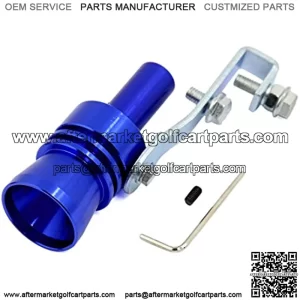 Blue Turbo Sound Whistle Muffler Exhaust Pipe Simulator Whistler XL Type