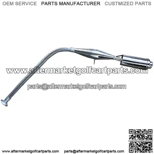 Stainless Steel Pipe Muffler FOR GAS MOTORIZED BICYCLE 80cc