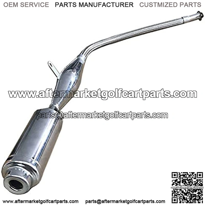 Stainless Steel Pipe Muffler FOR GAS MOTORIZED BICYCLE 80cc - Image 2