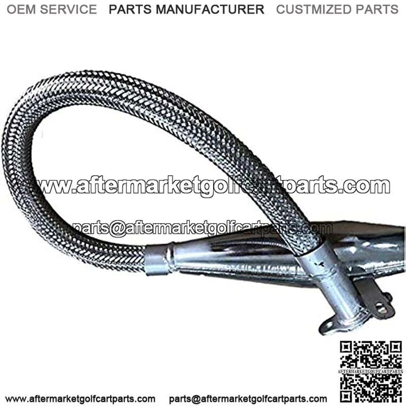 Stainless Steel Pipe Muffler FOR GAS MOTORIZED BICYCLE 80cc - Image 3