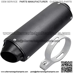 38mm Exhaust Muffler Silencer for 140cc 150cc 160cc 125cc Dirt Pitbike Lifan Yx Stomp SDG Pit Dirt Bike 4 Wheeler ATV Motorcycle Black