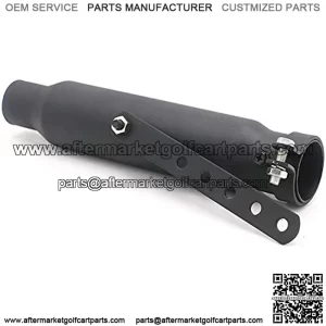 Motorcycle Cafe Racer Exhaust Muffler Pipe with Sliding Bracket Retro