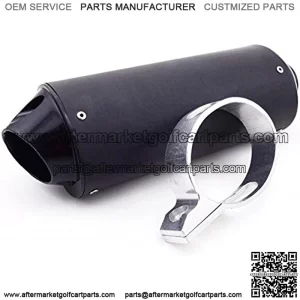 Aluminum Black 38mm Exhaust Muffler For 110cc 125cc 140cc 150cc 160cc Chinese Pit Dirt Bike Motorcycle