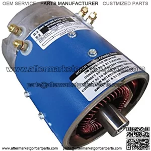 Club Car Series GolfCar Motor 22mph at 48 Volts 10.1 HP USA Made - plus20% torque