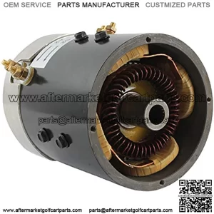 New Traction/Drive Motor GCM0001 Compatible With/Replacement For EZ-GO 36-Volt Series Electric Motors 1995-1907 BD4-4001, 73124G03, 5BC48JB1061, 430-22139