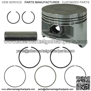 Yamaha G22/ G29/ DRIVE Piston and Piston Ring Assembly - Standard (For Gas 2003+)