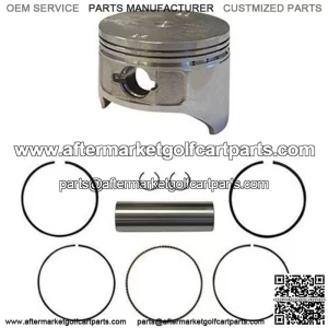 EZGO Piston and Piston Ring Set in .25mm Oversized Size (Fits EZ-GO 4-cycle Gas 1992+ 350cc)