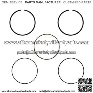 EZGO Piston Ring Set in .50mm Oversized Size (Fits EZ-GO 4-cycle Gas 1992+ 350cc)