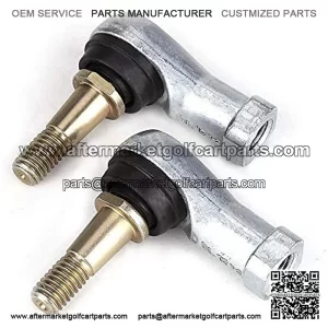 Golf Cart Ball Joint Tie Rod End Kit for TXT 2001-up Electric & Gas, OEM# 70902-G01 70902-G02, Set of 2 (Driver & Passenger Side)
