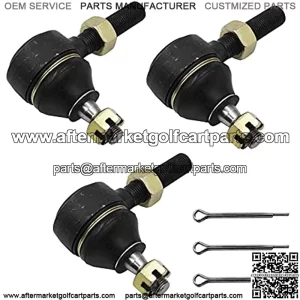1409KMT Club car Tie Rod End Kit Fits Club car DS 1976-2008 Gas and Electric Golf Cart,Left-Hand and Right-Hand Thread Ball Joint 7540,7539