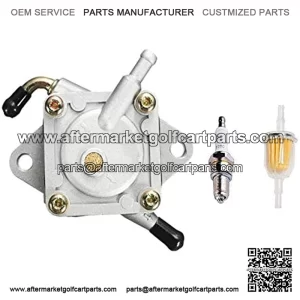 1014523 Fuel Pump for Gas Golf Cart Tune Up Kit with Fuel Filter Spark Plug DS Precedent from 1984 to Present 290FE 350FE Compatible with Kawasaki Engine 1014523