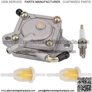 1014523 Fuel Pump Fit 290FE 350FE Club Car Golf Cart DS Precedent 1984-UP Replace 49040-2067 with 1/4" Fuel Filter & Spark Plug