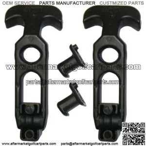 Cargo Bed Replacement Latch Set (2) for Golf Carts with Cargo Bed